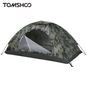 2 Person Ultralight Camping Tent Single Layer Portable Hiking Tent