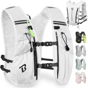 Running Vest Hydration Backpack for Men Women, Lightweight Backpack Hydration Pack for Marathon, Trail, Cycling, Hiking, Joggin